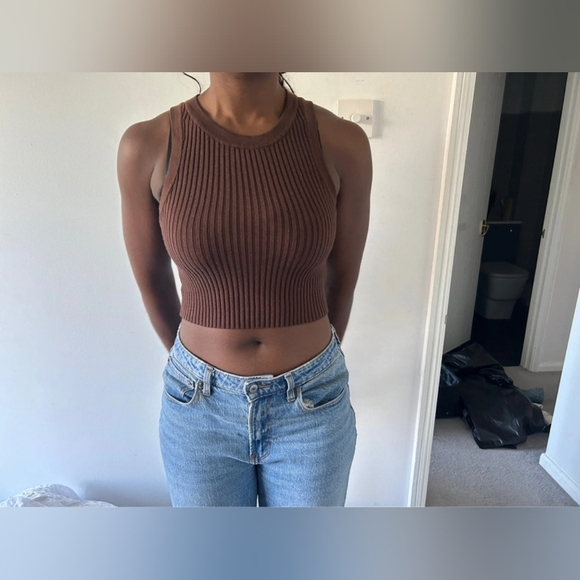 H&M brown tops - Picture 1 of 3